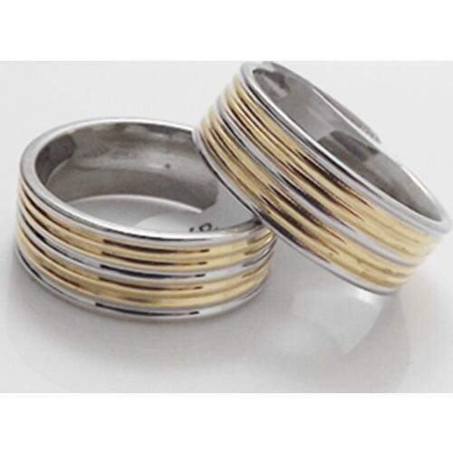 Wholesale 36 pcs 8mm inner arc multi-coil Stainless Steel Rings Fashion Jewelry Mens ring