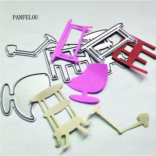 PANFELOU Furniture suits metal craft paper die cutting dies Scrapbooking/DIY Easter wedding Embossing mould cards