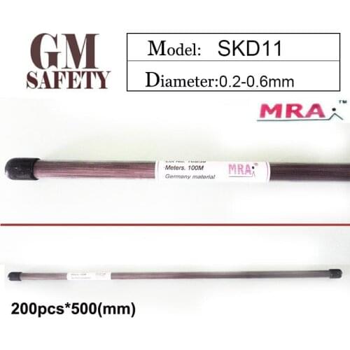 MRA Laser welding SKD11 of 0.2/0.3/0.4/0.5/0.6mm Welding Wires Filler Material 200pcs in 1 Tube B012231