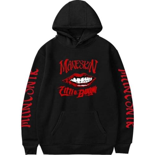 WAWNI Maneskin Hoodies Sweatshirt Italian singer Hoodie Harajuku Men Thin Sweatshirt Streetwear Casual Oversize Pullovers