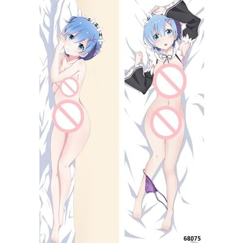 Anime RE ZERO Starting Life In Another World Pillow Covers Rem Emilia 3D Double-Sided Bedding Hugging Body Pillowcase For GIfts