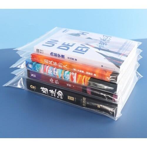 Novel Protective Bag Dustproof Moisture-proof Book Storage Sealed Cover Book Packaging Transparent Letter Book Library Bookshelf