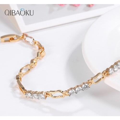 New Arrivals Women Bracelets with Zircon AAAAA CZ Shiny Crystal Fashion Luxury Female Wrist Bracelet Jewelry
