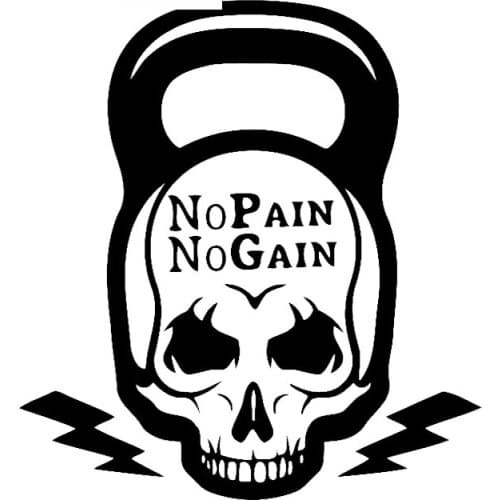 Lifelike Car Stickers Funny Painless No Gain Graphics Fitness Decorative Car Stickers PVC Decals Anti-UV Waterproof Black/white