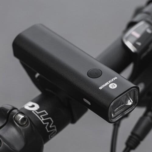 ROCKBROS Bike Light Headlight Bicycle Handlebar Front Lamp MTB Cycling 2000mAh USB Rechargeable Ultralight Flashlight Tail Light