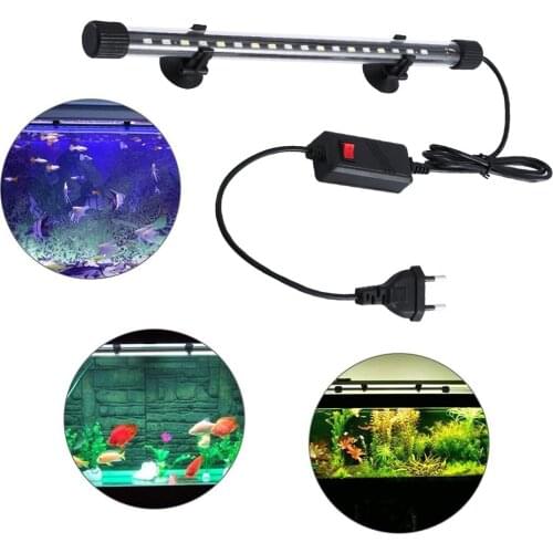 LED Aquarium Lights Waterproof Fish Tank Light for plants Amphibious use Submersible Underwater Clip Lamp Aquatic Decor lamp