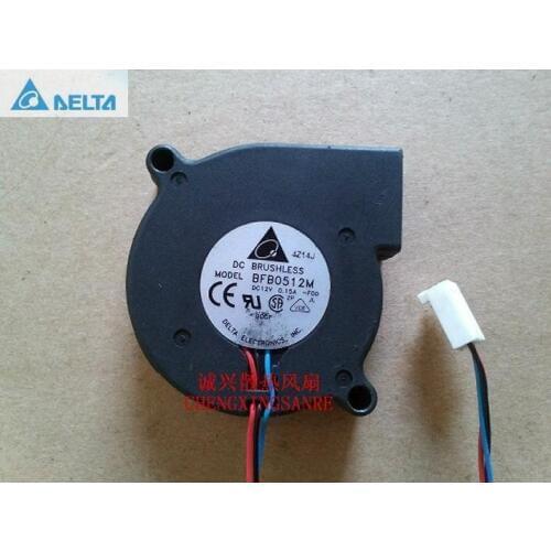 For delta BFB0512M 5CM 5015 12V 0.15A three wire speed blower