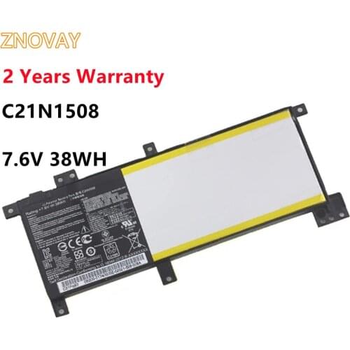 ZNOVAY C21N1508 Laptop battery For Asus X456 X456UA X456UB X456UF X456UJ X456UQ X456UV X456UR Series C21N1508 7.6V 38WH