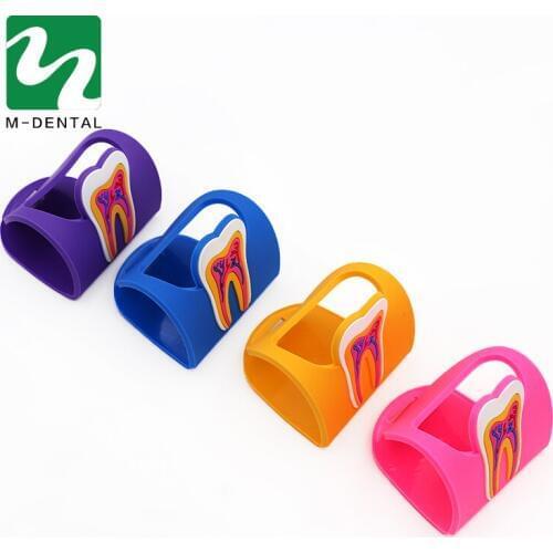 1 PC Colorful Dental Cute Name Card Holder Rubber Teeth-Shape For Dental Clinic