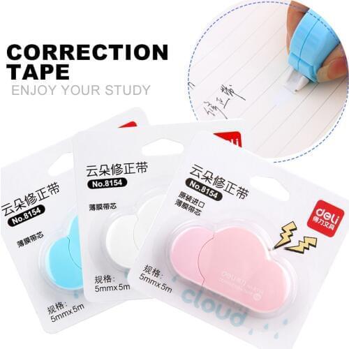 1 PC Cute Cloud Mini Small Correction Tape Korean Sweet Stationery Novelty Office Kids School Supplies Children