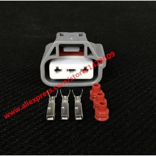 20 Sets 3 Pin Automotive Connector Wiper Water Jet Plug Socket For Toyota