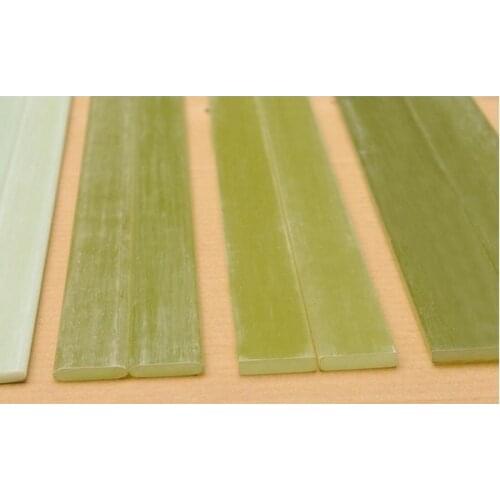 3mm*27mm*1000mm green light weight and high strength epoxy bar for bow