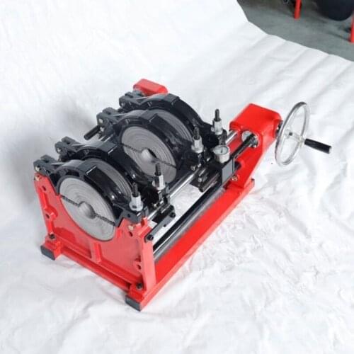 63-200 manual pressure gauge screw type PE pipe butt welding machine butt welding machine
