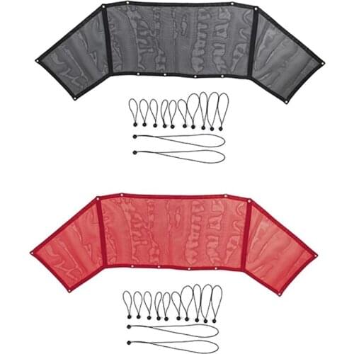 Car Trunk Sunshade Cover Anti UV Sun Protect Insulation Net Accessories for Jeep Wrangler JL 2018-2021 4Doors