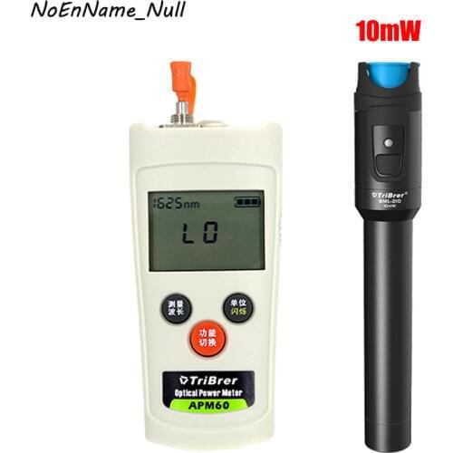 OPM + VFL 2-in-1 FTTH Fiber Optic Tool Kit Optical Power Meter -70+6dBm and 10km 10mW Visual Fault Locator Fiber optic test pen