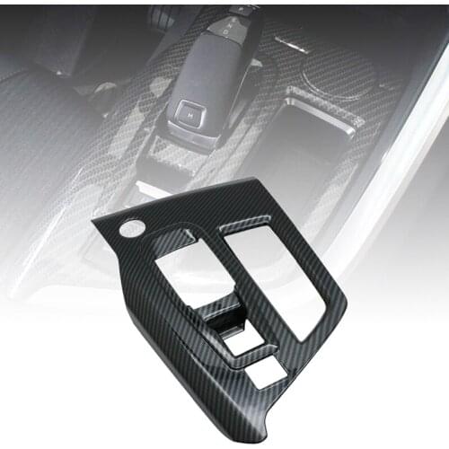For Peugeot 3008 GT 5008 2016-2018 Carbon Fiber Gear Shift Panel Cover Car Decoration Trim Interior Accessories