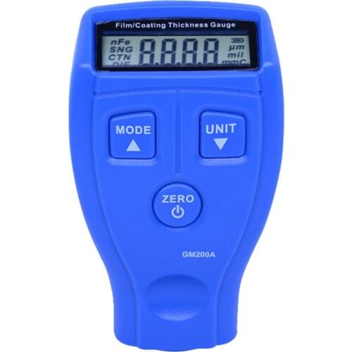 Coating Thickness Gauge Car Paint Film Thickness Tester Measuring Tool with Digital Backlight LCD Display