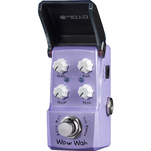 JOYO JF-322 Wow Wah Auto Guitar Effect Pedal Mini Pedal True Bypass for Electric Guitar BIAS DECAY Acoustic Simulator Effect