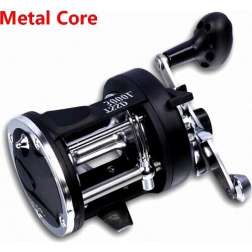Large Line Capcaity Boat Drum Fishing Reel Metal or Nylon Speed Ratio 3.8:1 TSSD3000 TSSD4000 TSSD2000 Right Hand Good Quality