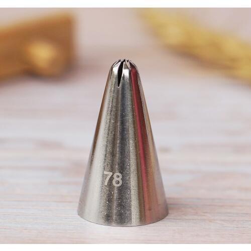 #78 Small Nozzle Icing Nozzles Piping Tip Pastry Tips Cupcake Tube Decorating Baking Tools Bakeware Creat Leaf Leaves