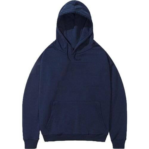 2021 New Mens Hoodies Women Autumn Hip Hop Streetwear Hooded Sweatshirt Couple Fleece Casual Pullover Tops Solid Pocket Hoodies