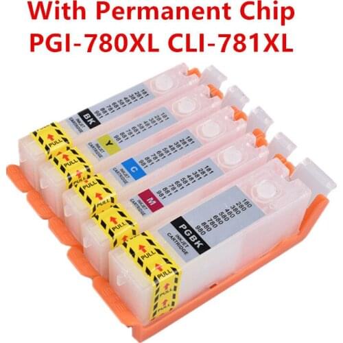 Compatible PGI-780 CLI-781 PGI780 CLI781 780 781 refillable ink cartridge for canon PIXMA TR8570 TS8170 TS9170 TS8270 TS8370