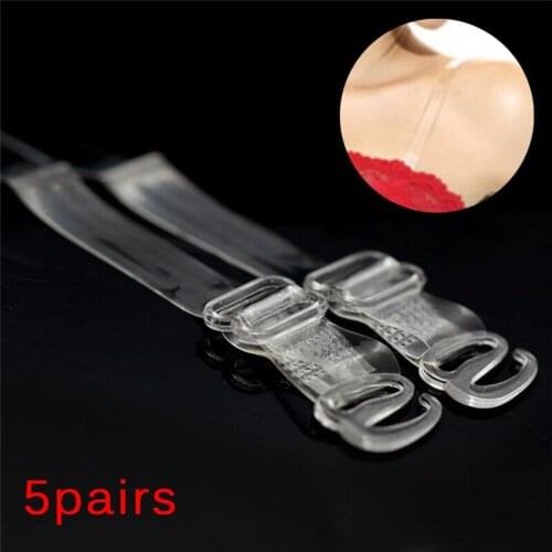 Transparent Clear Adjustable Invisible Bra Set Shoulder Strap Bra Accessories