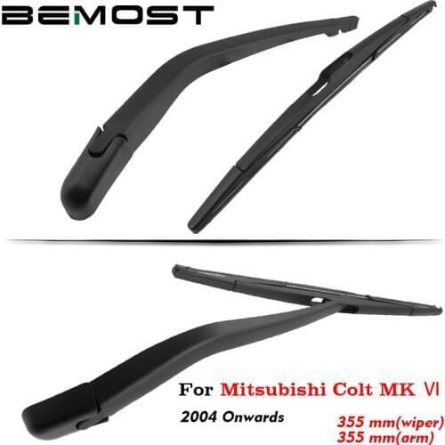BEMOST Car Rear Windscreen Windshield Wiper Arm Blade Natural Rubber For Mitsubishi Colt MK 5 Hatchback Year From 2004 To 2018