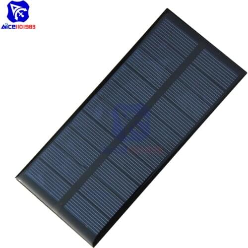 Diymore 5V 300mA Solar Panel 1.5W 150*69mm for Solar Lamp Toys Chargers