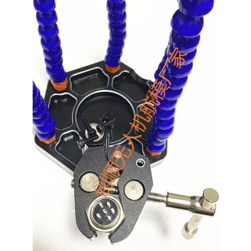 Welding tool with clip-on die fittings XT60 flight control traverse machine FPV six-claw multi-function aluminum alloy welding t