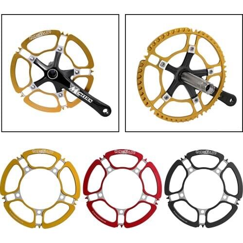 Bicycle Chainring Narrow Wide Single Chain Ring BCD 130mm 53T Aluminum Alloy, Durable & Stable