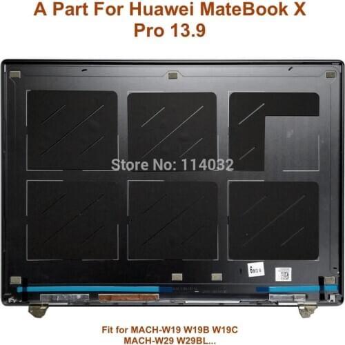 New Laptop Frames for Huawei MateBook X Pro Mach-W19B W19 W19C W29 W29B LCD Back Covers Rear Lid Palmrest Top case Original hot