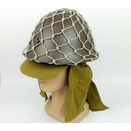 WWII Japanese Army Helmet & Camouflage Net Cover Army Cap High Quality Field Equipment WW2 Reproduction