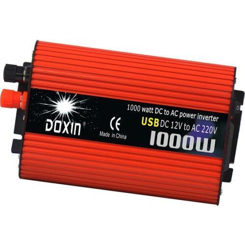 1000W Car Power Inverter DC 12V To AC 220V Sine Wave Dual USB Converter Full Protection