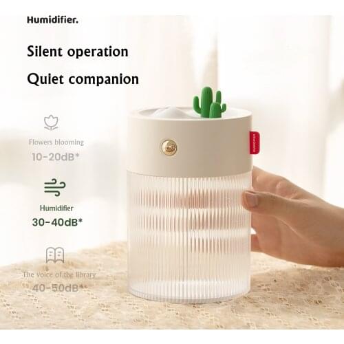 Wireless Air Humidifier USB Portable Aromatherapy Essential Oil Diffuser with LED Lamp 650ML Chargeable Ultrasonic Mist Maker