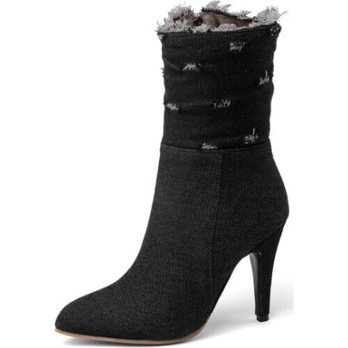 Big Size Canvas boots boots women woman winter boots women women shoes botas