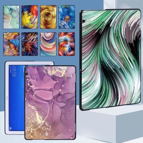 Ultra-thin Case for Huawei MediaPad M5 Lite 8/M5 Lite 10.1/M5 10.8"/T5 10 10.1"/T3 8.0/T3 10 9.6" Tablet Back Shell+Stylus