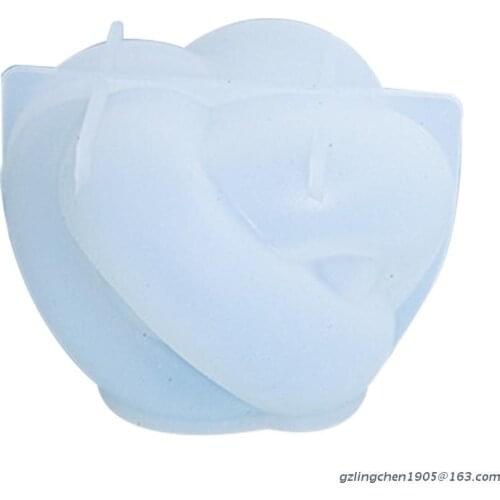 P8DE Practical Candle Molds Handmade Food Grade Silicone BPA-Free Easy to Release No Residue for Candle Soap Making DIY Craft