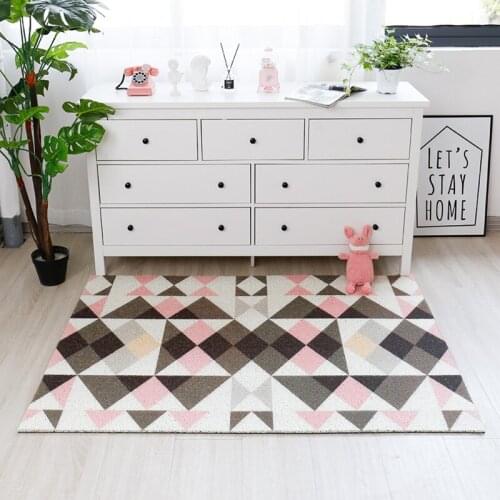 Indoor Outdoor Geometric Home Door Mat Kitchen Mat Hallway Entrance Door Mat Carpet Anti-slip Mat PVC Custom Pattern Mat Carpet