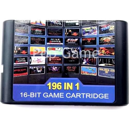 196 in 1 Hot Game Collection For 16 bit SEGA GENESIS MegaDrive with Unlimited Mortal Kombt 3 Alien Streets of Rage World