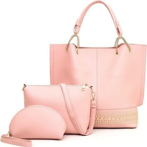 Composite bag Three bolsos women bag Casual Contain packages Luxury handbag Designer Shoulder bags for women