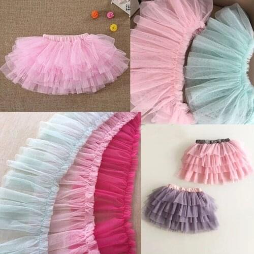 5 meters Hand-made Ruffle Lace Trim Accessories Pink Blue Single Layer Pleated Mesh Lace Trim Fabric for dress