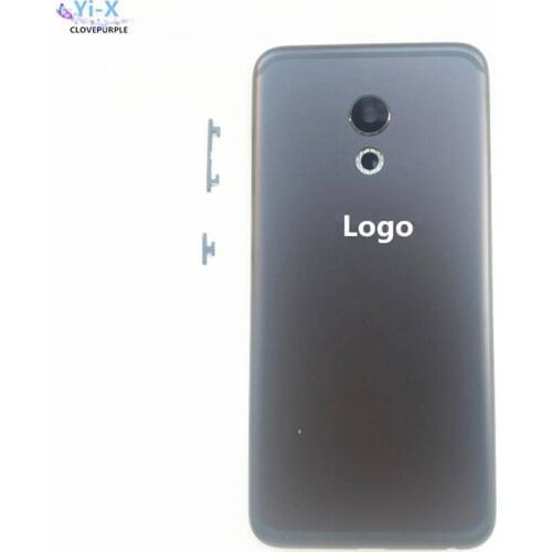 New Battery Back Cover For MEIZU Pro 6 5.2 Inch Housing Case With Camera Lens+Flash Frame+Power Volume Buttons