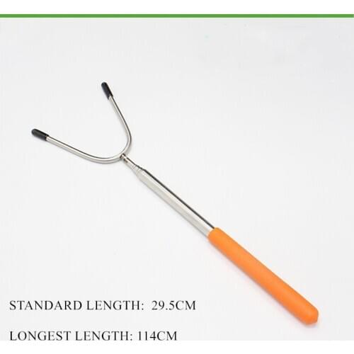 Roasting Sticks Marshmallow Roasting Sticks 45 Inches Extra Long Extendable Stainless Steel Skewers Telescoping BBQ Forks