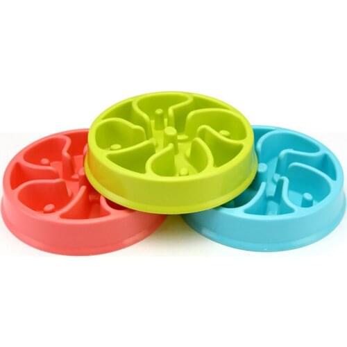 2021 Portable Pet Dog Feeding Food Bowls Puppy Slow Down Eating Feeder Dish Bowel Prevent Obesity Dogs Supplies Dropshipping