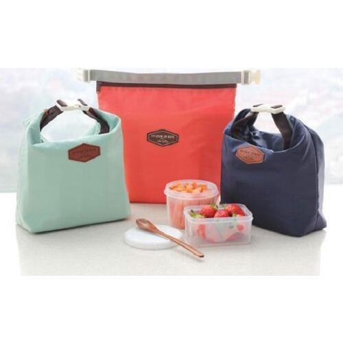 Portable Waterproof Lunch Bag Cooler Lunch Box Bag Tote canvas lunch bag Insulation Package