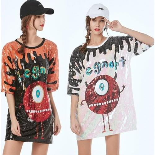 Casual Straight Geometric Short Sequined Mini High Street Party Sexy Club Black White Silver Elegant Plus Size Dress Summer