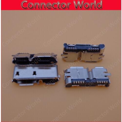 Micro USB jack Socket connector 3.0 10P 10 PIN female SMT type For Samsung Note3 N900 N9002 N9006 N9005 N9008 N9009 SM-N9009