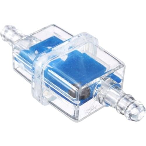 Compatible with Motorbike Moped Scooter Square Inline Motorcycle Oil Fuel Filter Vacuum Filtration Easy to Install