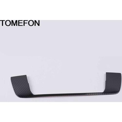 TOMEFON For Nissan Altima Teana 2019 Front Up Center Console GPS Navigation Box Cover Trim Interior Accessories Stainless Steel